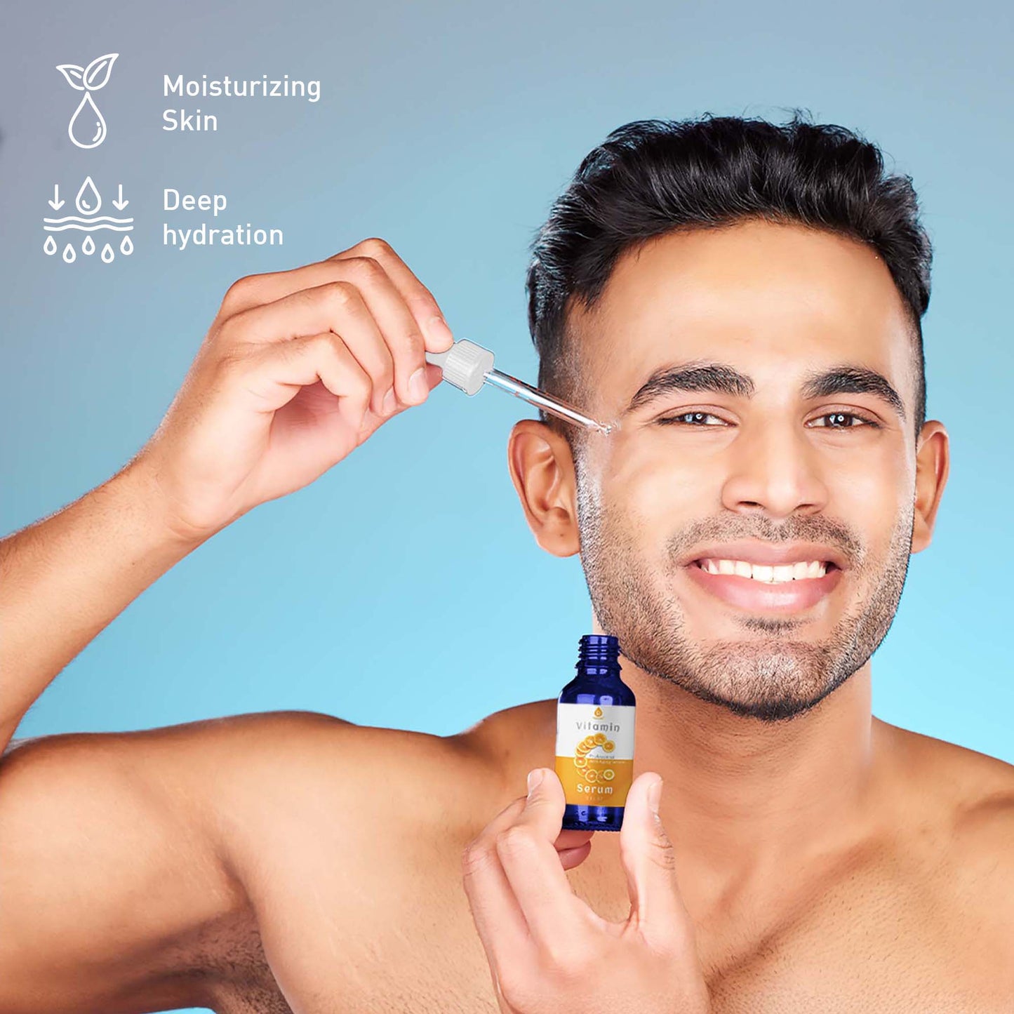 Ultimate Skincare Bundle: Vitamin C Serum (3 fl. oz), Wrinkle Care Eye Gel Patches, Hydrating Lip Masks (Pack of 6), and Micro Needle Derma Roller 0.5 mm