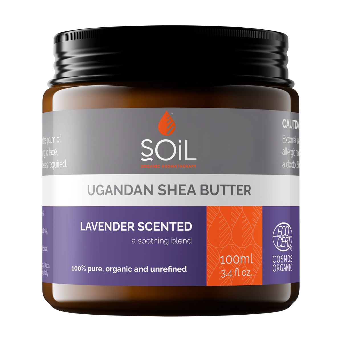 Organic Shea Butter - Lavender Scented 100ml