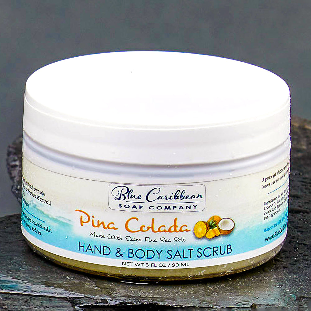 Blue Caribbean Scrub, 3 oz-Pina Colada