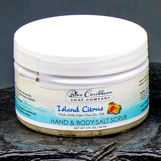 Blue Caribbean Scrub, 3 oz-Island Citrus